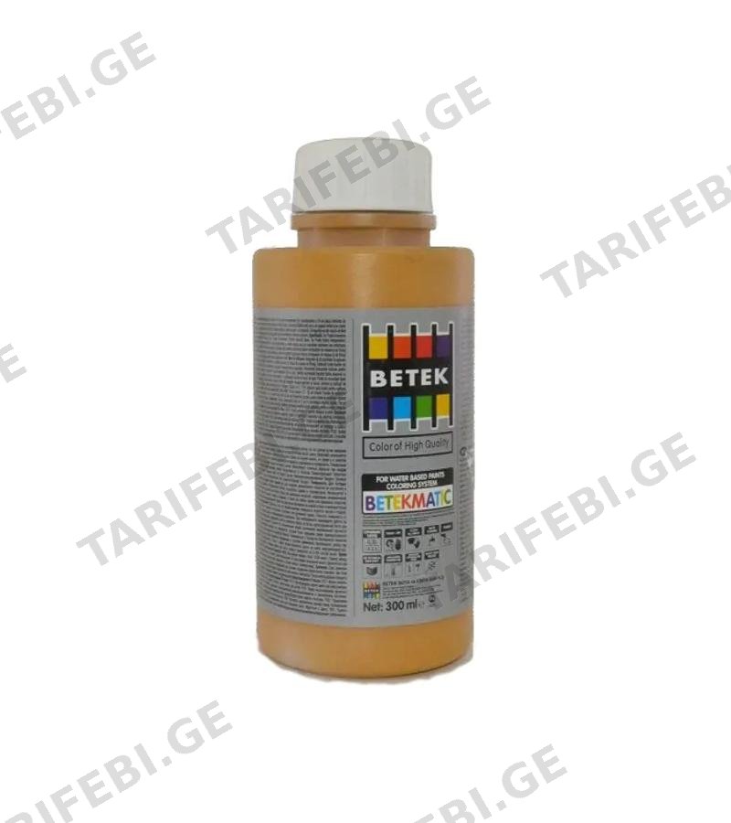 საღებავის ფერი Betek Matic ფერი. Cream 0.300ლტ