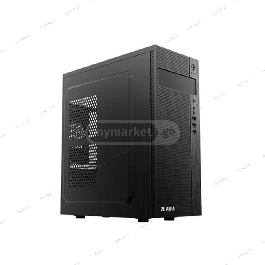 2E Alfa E190-3U Mid-Tower PC Case Black