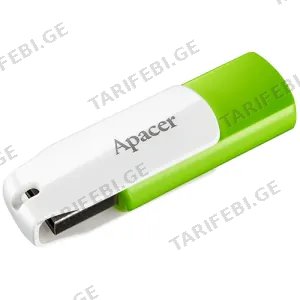Apacer 64GB USB 2.0 Green/White AP64GAH335G-1