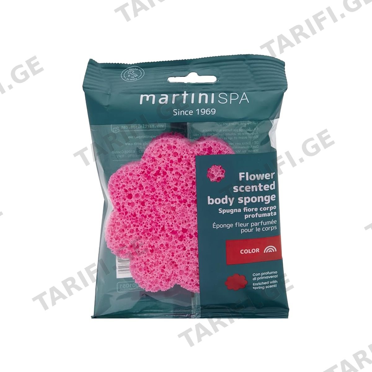 აბაზანის ღრუბელი FLOWER 3509 მარტინი სპა - Martini Spa