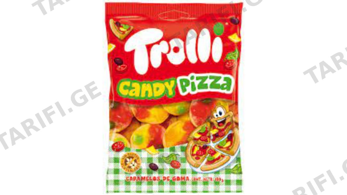 "Trolli"- ჟელიბონი "პიცა" 100გრ