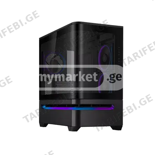 ქეისი - Asus Prime AP202 Black - 3x120 Fan ARGB