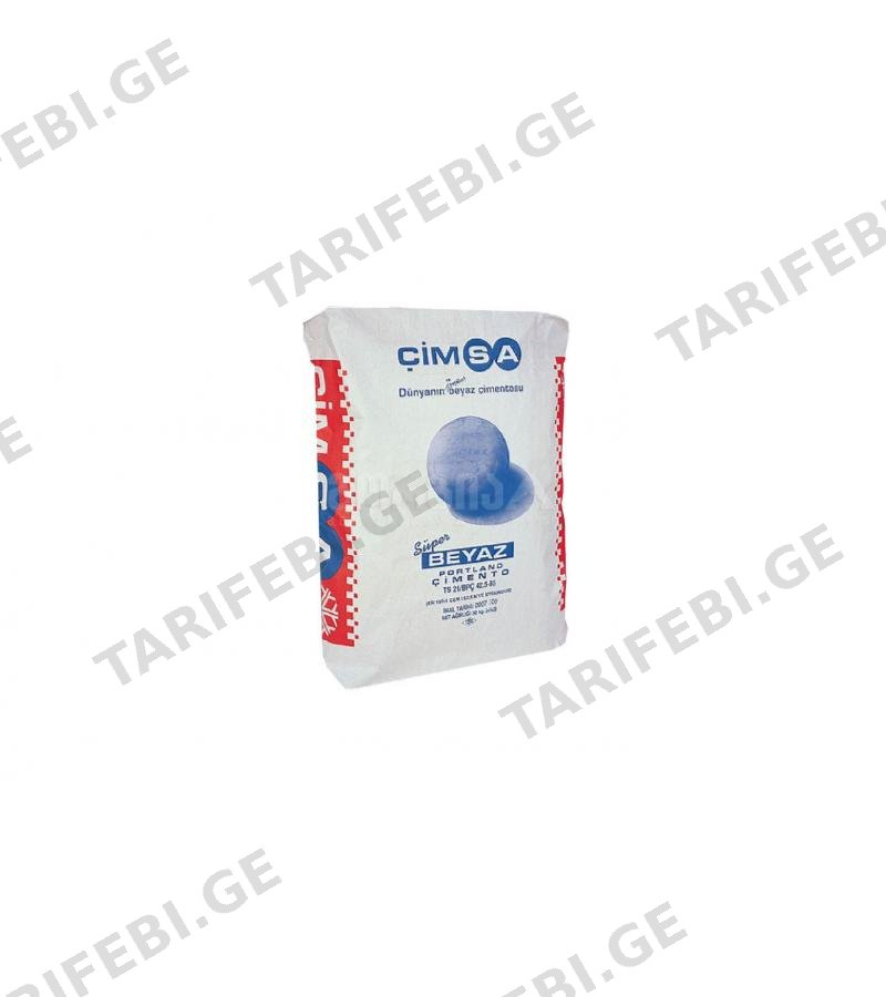 თეთრი ცემენტი CIMSA 50კგ.