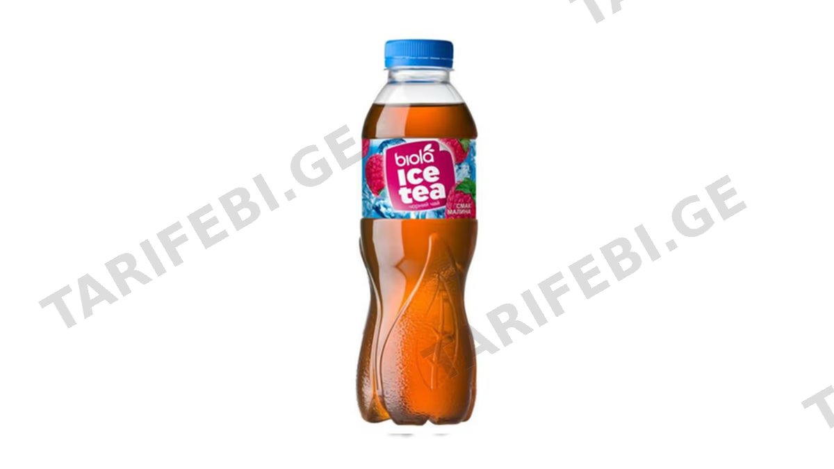 ცივი ჩაი/Biola ჟოლო/0.5 ლ