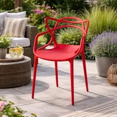 ბაღის სკამი KARMEN CHAIR 50x44x82 RED
