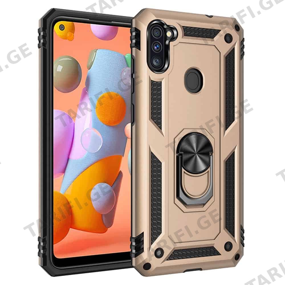 Samsung Galaxy M11 Sofia Ring Case სილიკონის ქეისი ბეჭდით