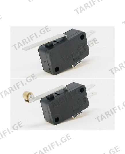 ღილაკი 485 B MICROSWITCH+LEVER 250V 10A