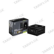 MSI MAG A850GLS PCIE5 850W 80 PLUS Gold ATX 3.1 Fully Modular კვების ბლოკი