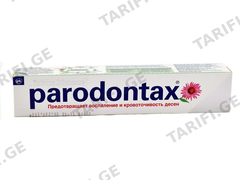 Parodontax - პარადონტაქსი კბილის პასტა მათეთრებელი 75 მლ