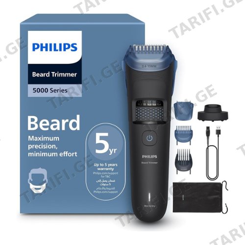 ფილიფსი - თმის და წვერის საჭრელი მანქანა Philips BT5780/15