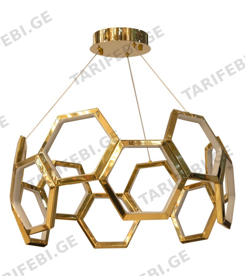 ჭაღი LED GZMK-D230320-D600 ფერი. GOLD