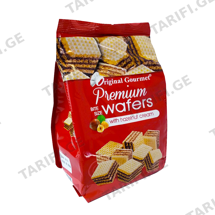 ვაფლი/Original Gourmet თხილით/200 გრ.