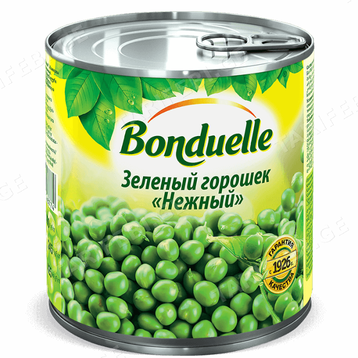 ბარდა კონსერვირებული /ბონდუელი/ 425მლ