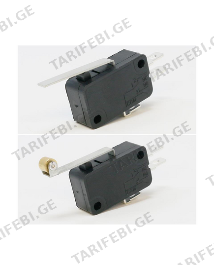 ღილაკი 485 B MICROSWITCH+LEVER 250V 10A