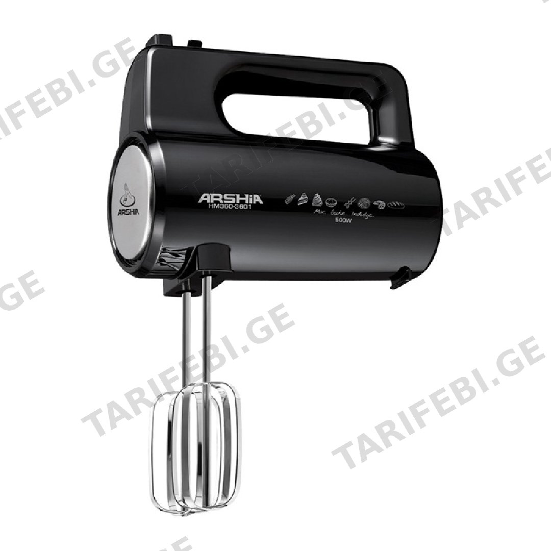 Arshia HM360-3601 Hand Mixer Black