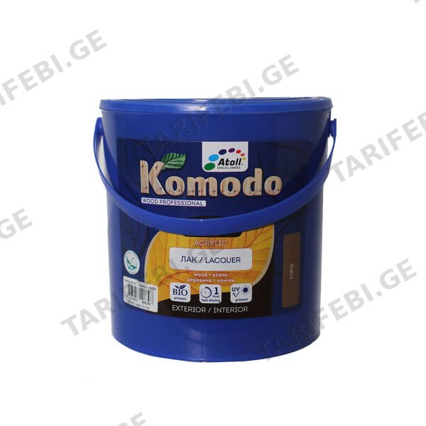 2.3ლ ხის ლაქი პრიალა კაკალი COMODO SL-42
