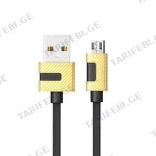Remax METAL DATA CABLE 2.4A RC-089m micro-black