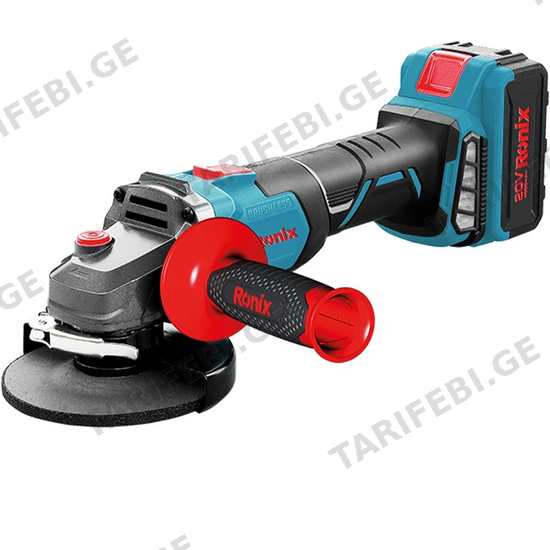 კუთხსახეხი აკუმულატორზე RONIX 8901K (8500 RPM)