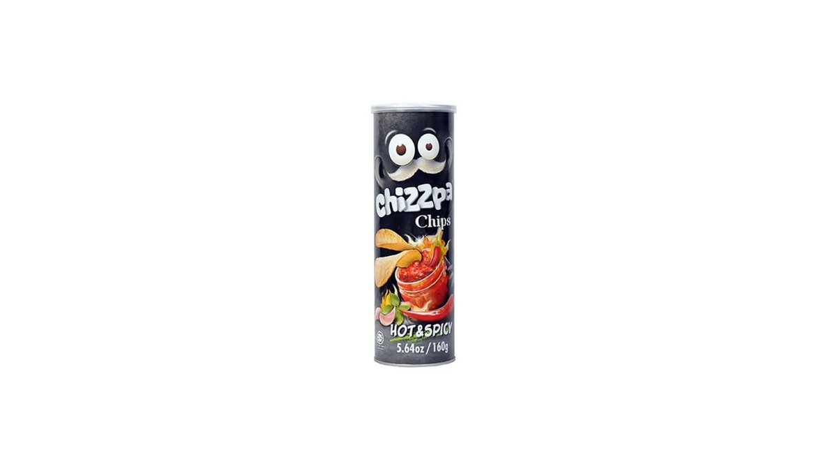 CHIZZPA კარტოფილის ჩიფსი ცხარე 160გ/9555727900719
