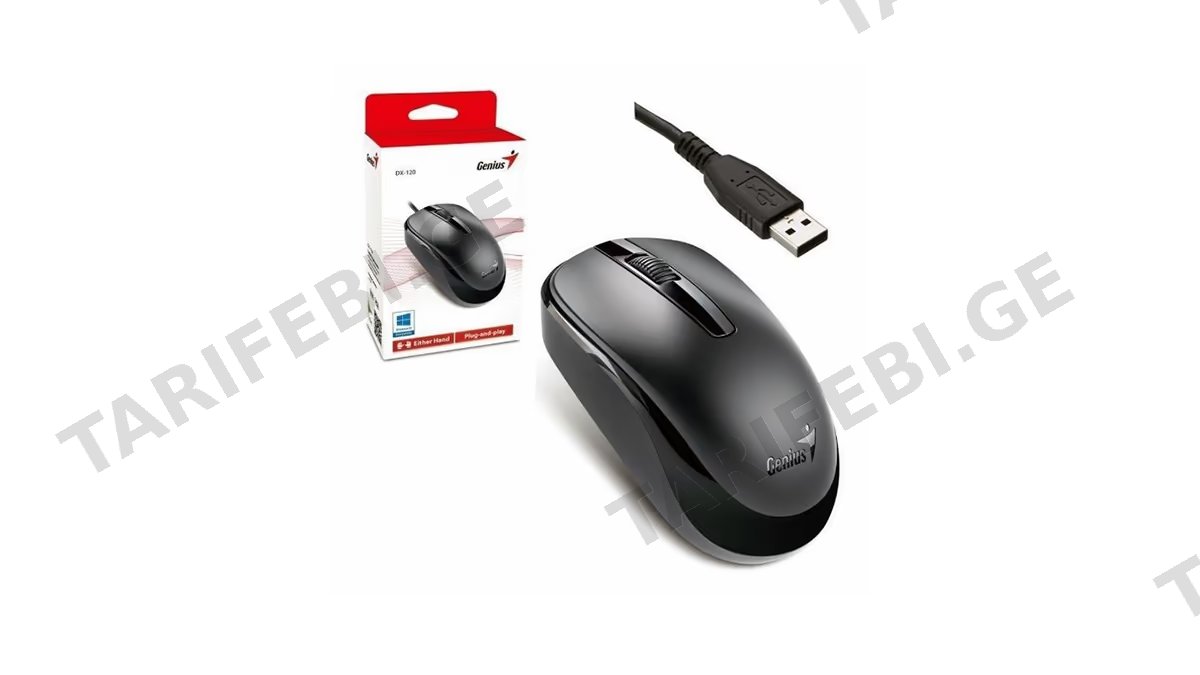 Genius DX-120 მაუსი სადენით (0975)