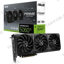 ვიდეო დაფა Asus 90YV0MP0-M0NA00 PRIME-RTX5060TI-O8G, RTX5060Ti, 8GB, 128Bit, HDMI, DP, Black
