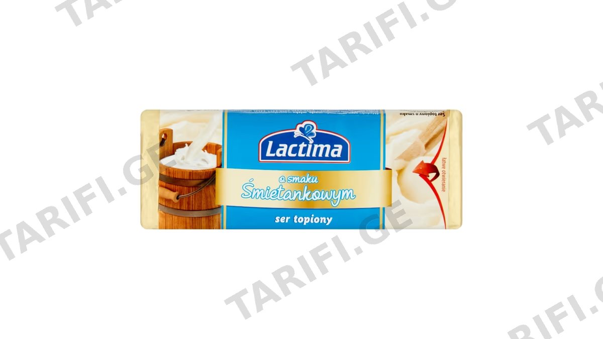 მდნარი ყველი /Lactima/ ნაღები (ფოლგაში) 100 გრ