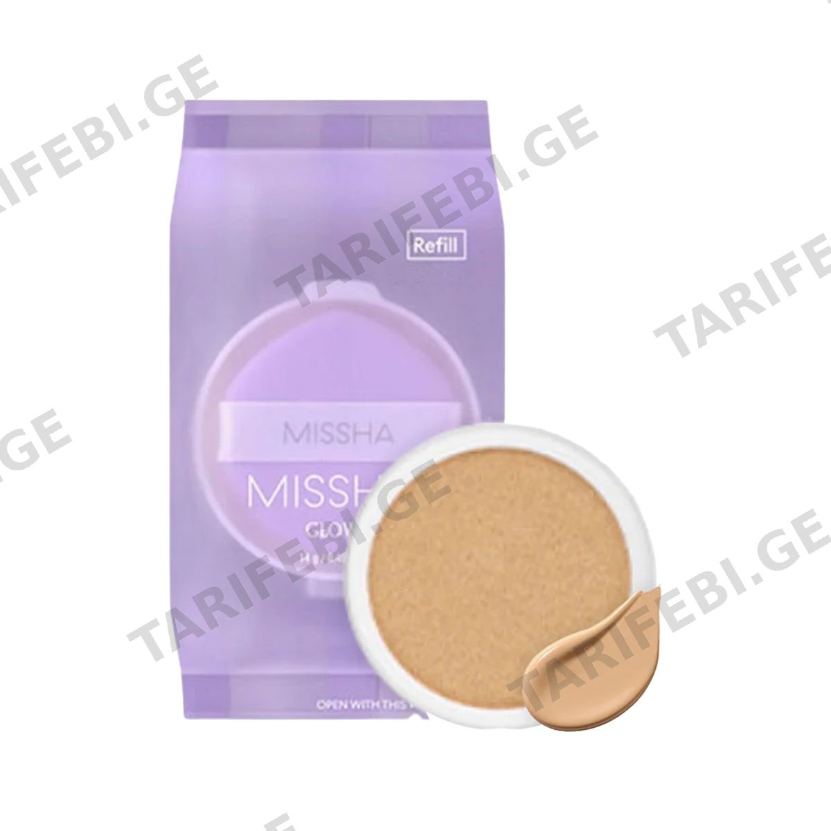 სათადარიგო კუშონი GLOW Sand N23 0195 მისშა - Missha