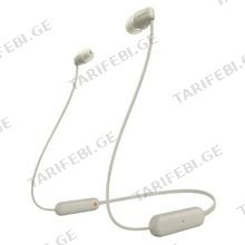 SONY WI-C100 Taupe უსადენო ყურსასმენი