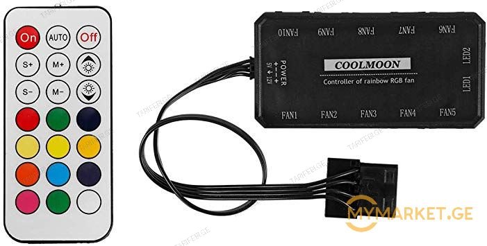 RGB cooler EVESKY Remote controller for RGB fan
