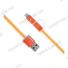 REMAX 2 IN 1 Cable Aurora RC-020t Orange