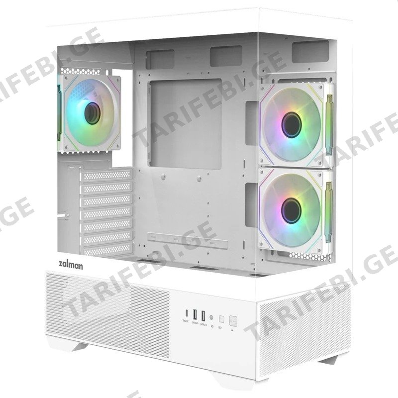 კომპიუტერის ქეისი ZALMAN CHRONIX V2 MID TOWER თეთრი