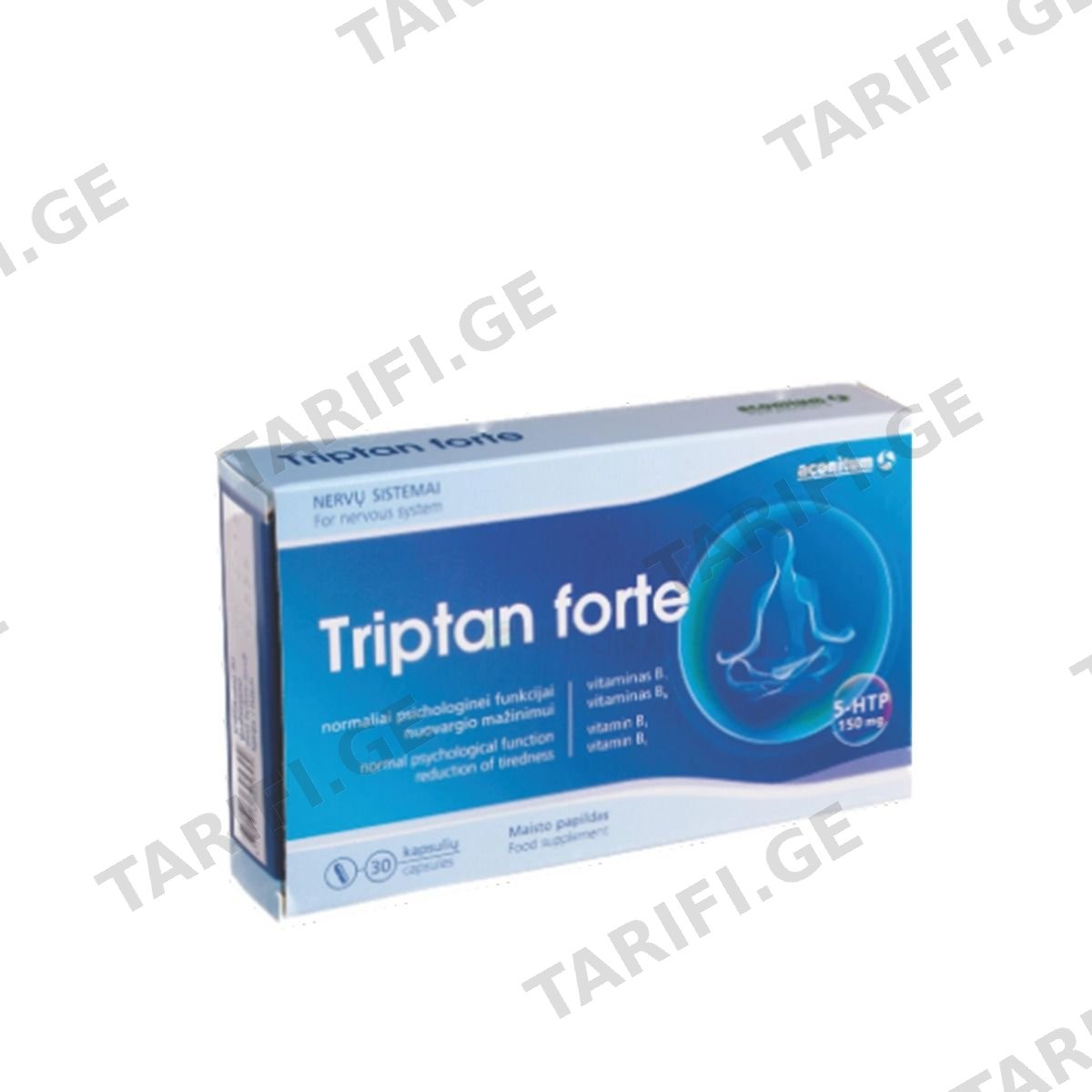 Triptan forte - ტრიპტან ფორტე 30 კაფსულა