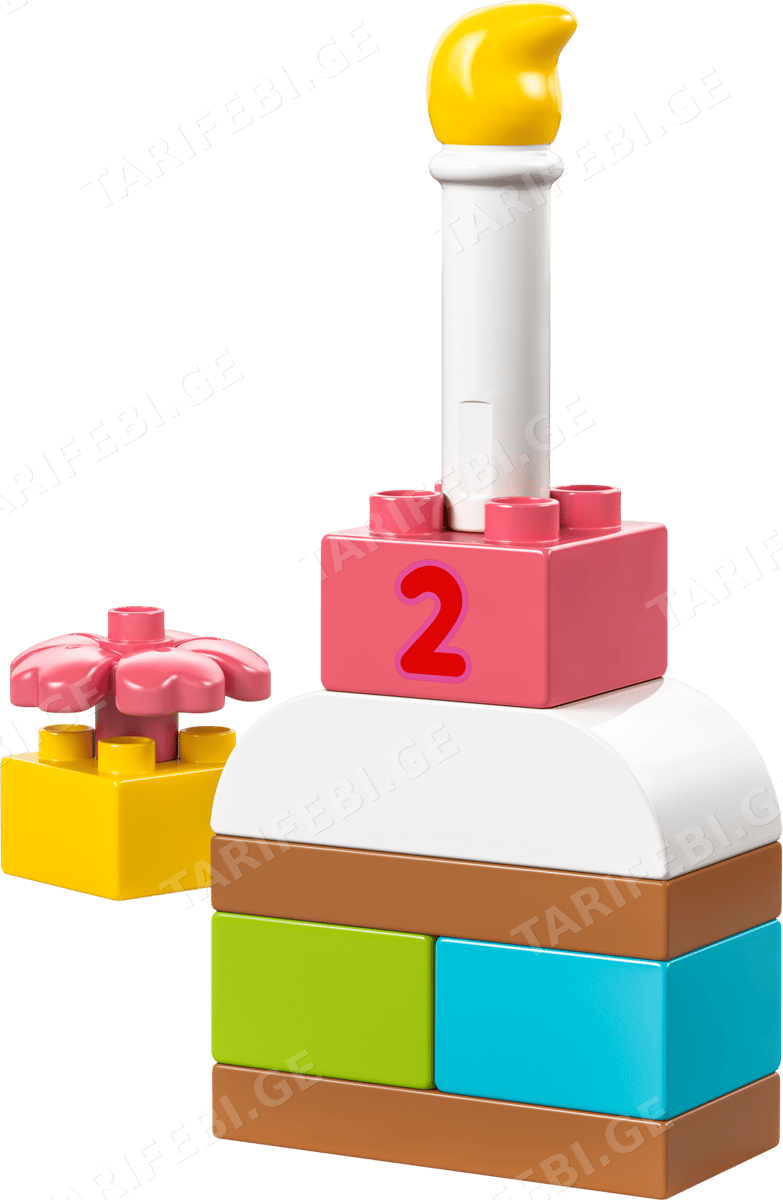ასაწყობი კონსტრუქცია CELEBRATION CAKE 30712 | DUPLO® LEGO