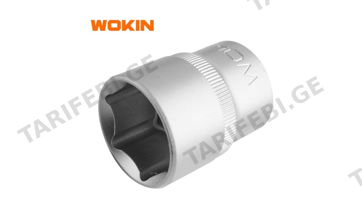 ქანჩის გასაღების პირი Wokin 154509, 1/2″, 9MM, Drive Socket (INDUSTRIAL), Silver
