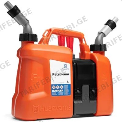 ბიდონი გაზონის საკრეჭი მანქანისთვის HUSQVARNA COMBI CAN W TOOL HOLDER (5 L, 2.5 L)