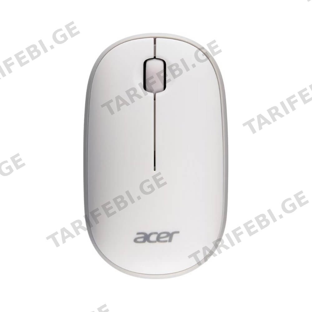 მაუსი Acer GP.MCE11.03G Bubble AMR100, Wireless, USB, Mouse, White