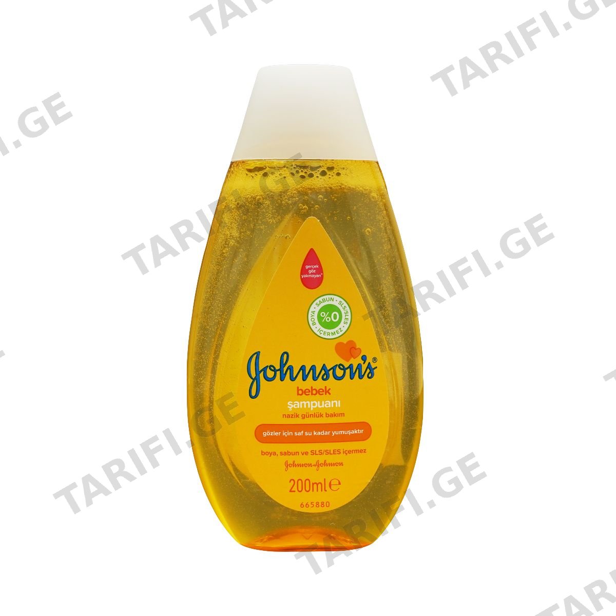 საბავშვო შამპუნი 200მლ 9085 ჯონსონს ბეიბი - Johnsons baby