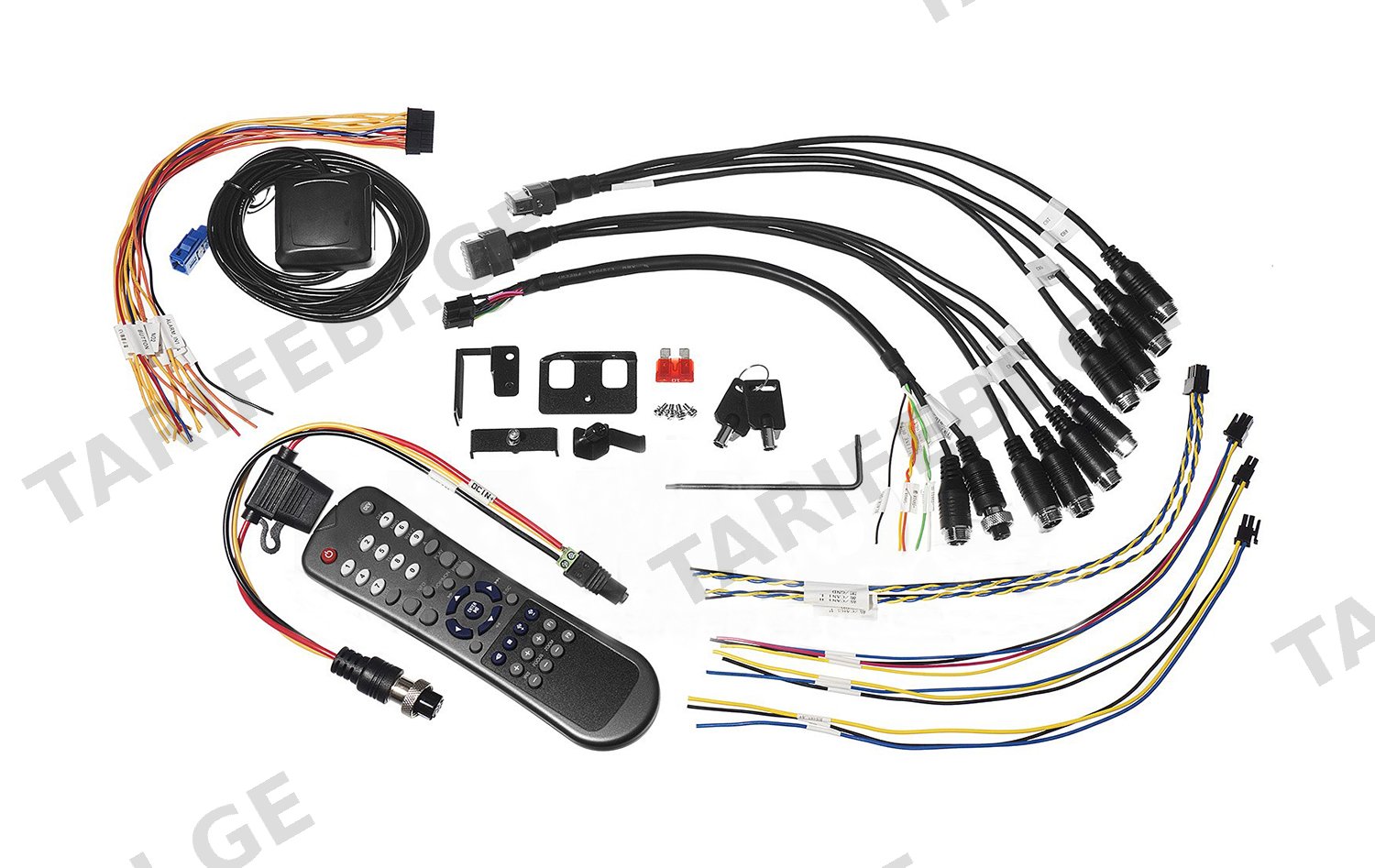 კაბელი გადამყვანი კიტისთვის DS-MP5604-SD/GLF(Lite) KIT IO Cable, საავტომობილო სისტემებისთვის