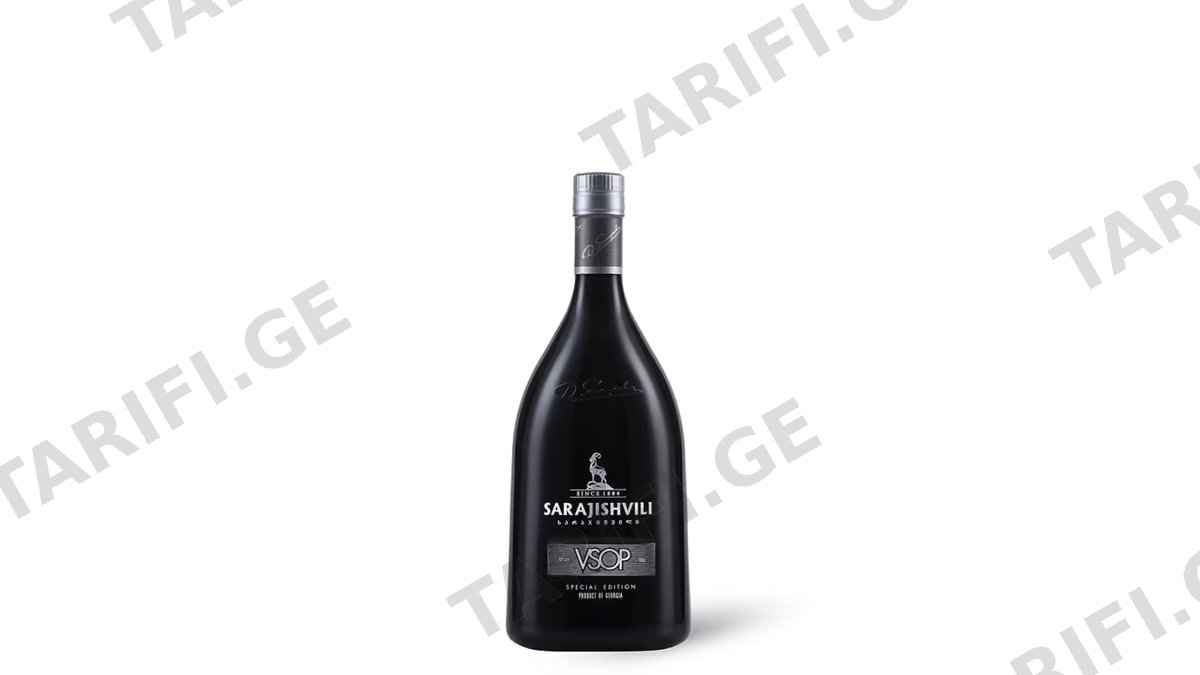 ქართული ბრენდი, სარაჯიშვილი V.S.O.P Black - 0.7L