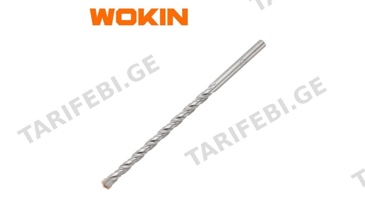 მეტალის ბურღის პირი Wokin 751206, 6x100MM, Concrete Drill Bits, Silver
