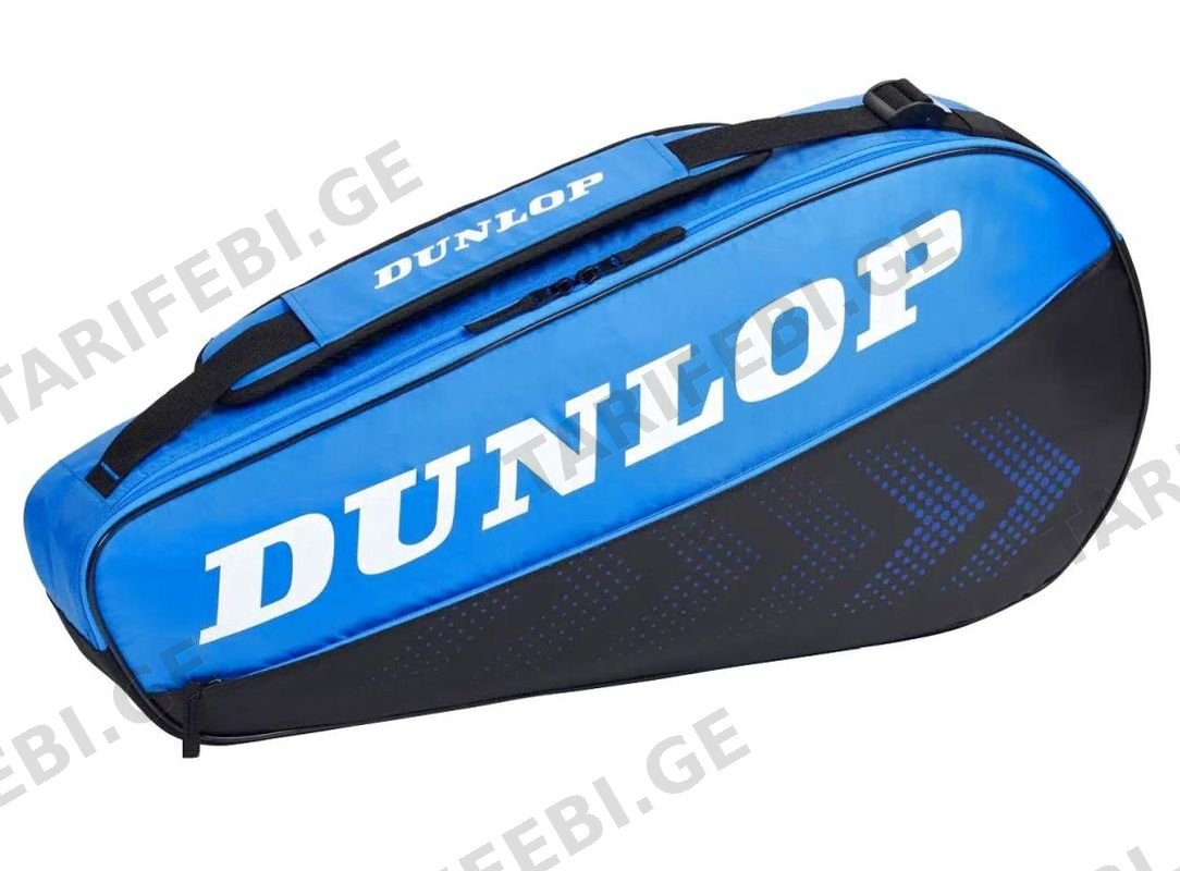 ჩოგბურთის ჩანთა FX-CLUB 3RKT BLACK/BLUE