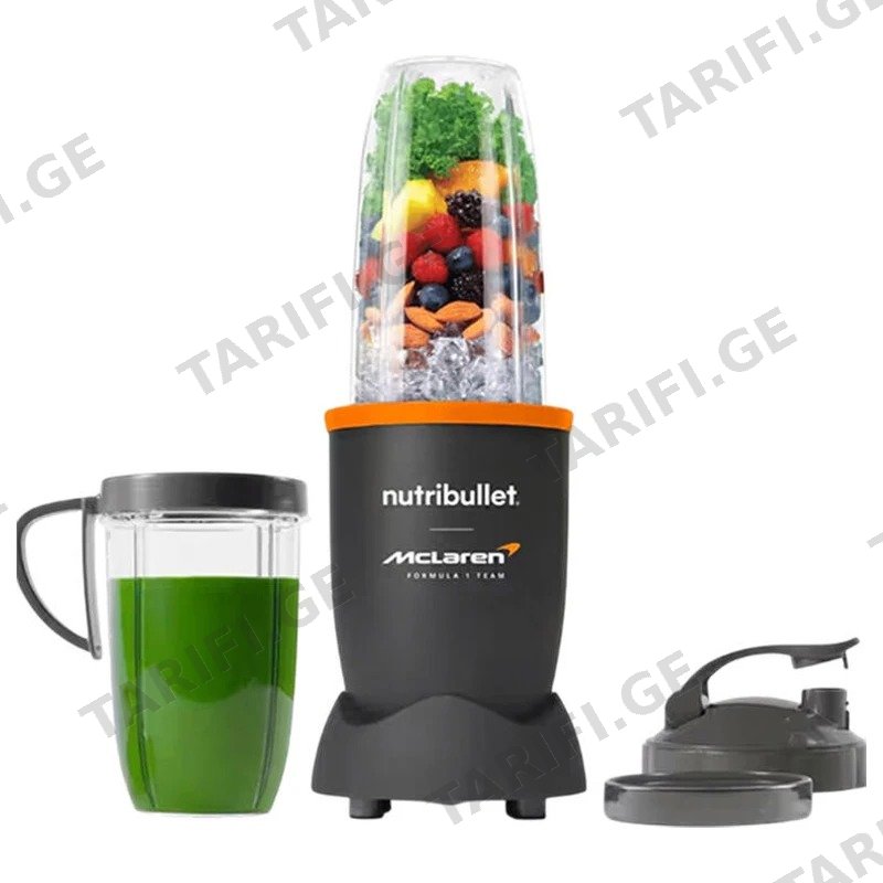 სტაციონალური ბლენდერი NUTRIBULLET NB907GO-MC MCLAREN 900W ნაცრისფერი