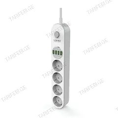 დამაგრძელებელი LDNIO SE4432 4 2მ 4 USB-А დამცავი
