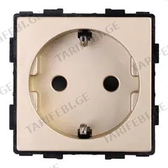 როზეტი Socket Style 16A ოქროსფერი