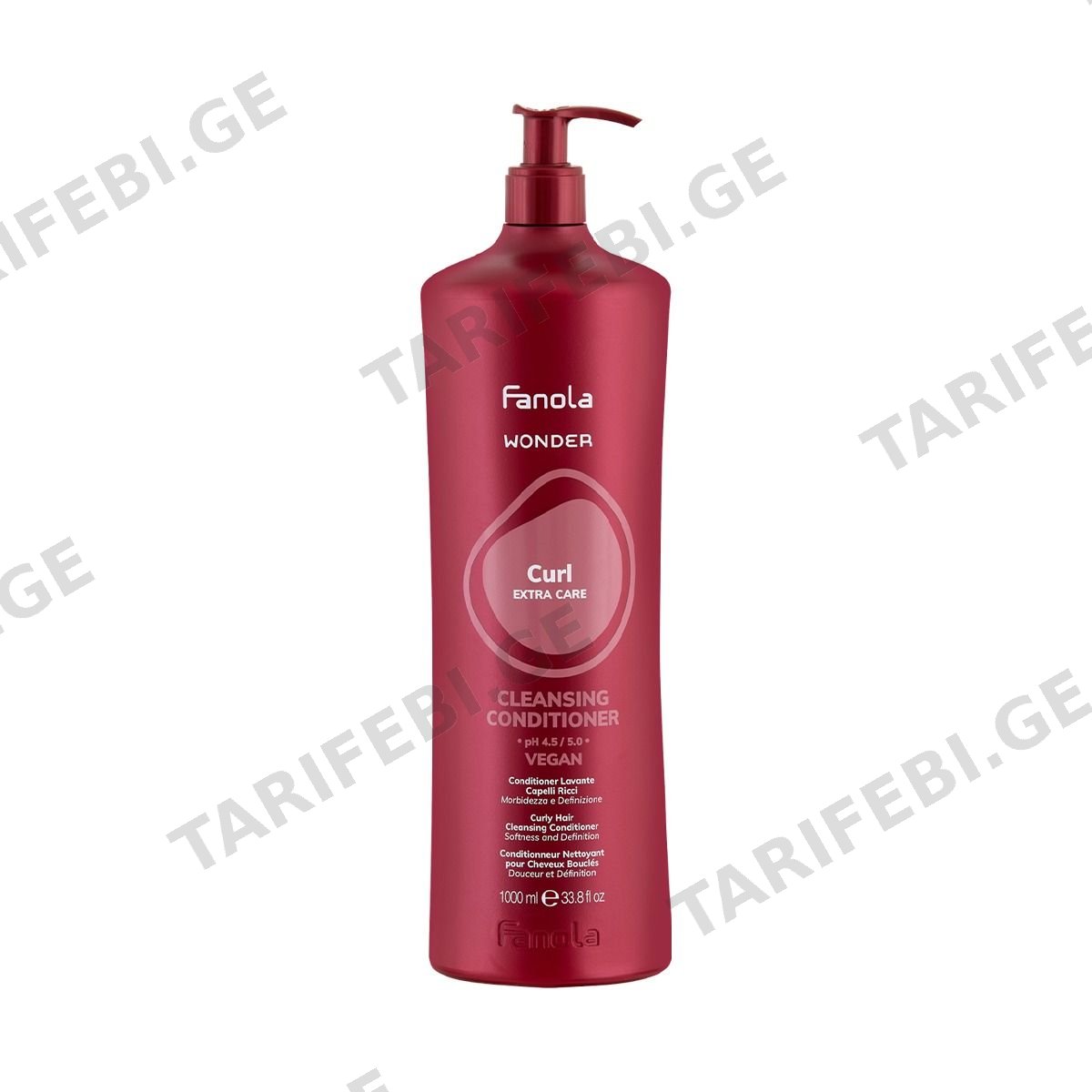 კონდიციონერი ხვეული თმის Wonder Curl 1000მლ 6065 ფანოლა - Fanola