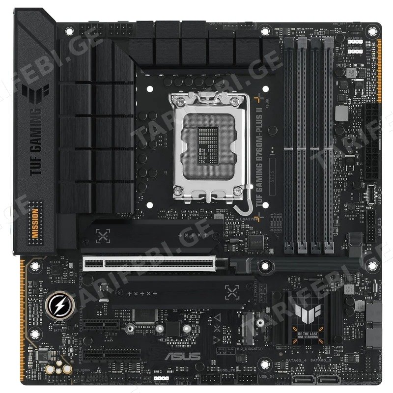 დედა დაფა გეიმერული ASUS TUF GAMING B760M-PLUS II LGA 1700 DDR5