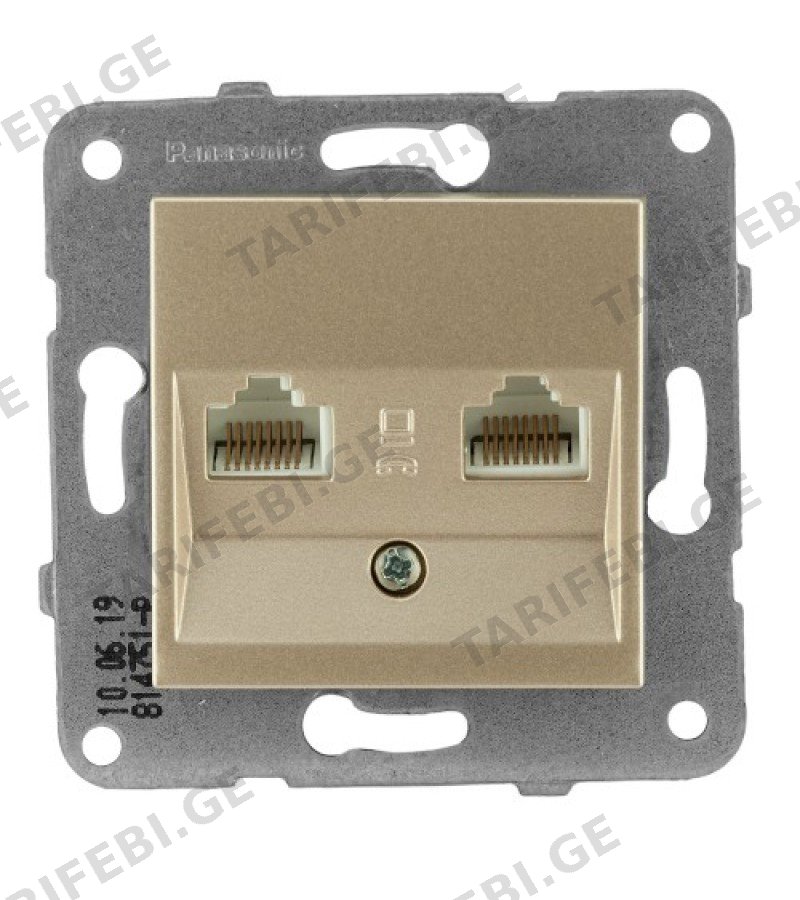 როზეტის მექანიზმი ტელეფონის KARRE PLUS BRONZ WKTT04022BR-EU1 Panasonic