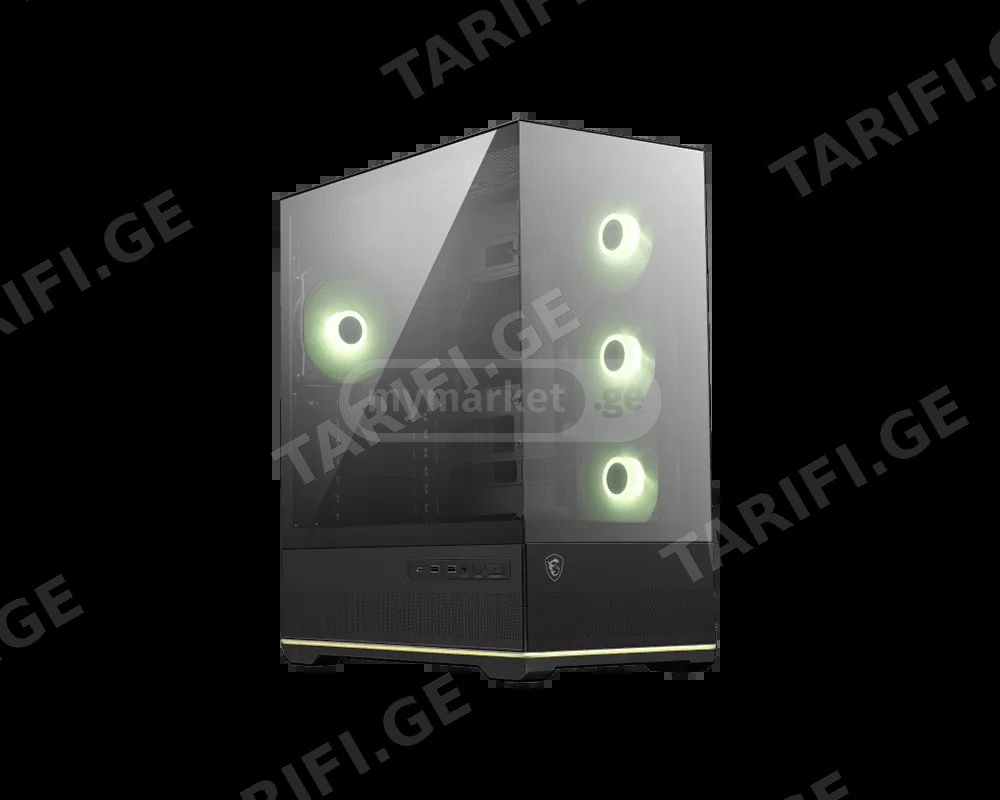 ქეისი MSI - MAG PANO 110R PZ ATX Mid-Tower ARGB Type-C შავი• ბრენდი: MSI• მოდელი: MAG PANO 110R PZ / WHITE (306-7G28R21-JA4)• ფერი: შავი• ფორმ ფაქტორი: Mid-Tower• მასალა და დიზაინი: • კონსტრუქცია: ფო