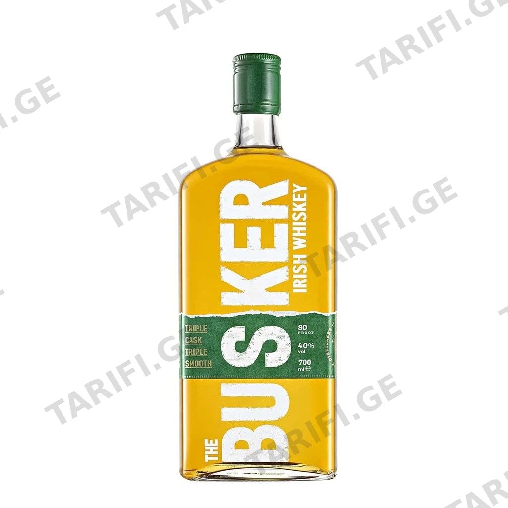 ირლანდიური ვისკი / BUSKER / 40%/ 6*700 მლ