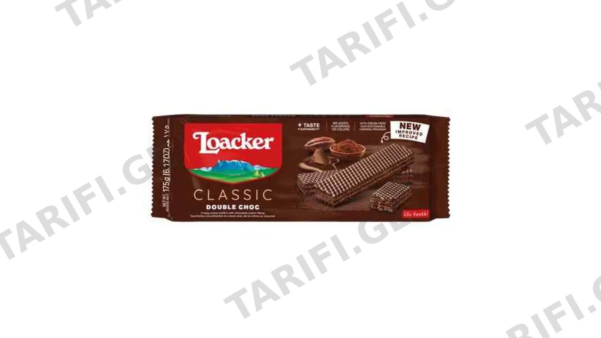 "LOACKER"- ვაფლი კლასიკი ორმაგი შოკოლადი 175გრ